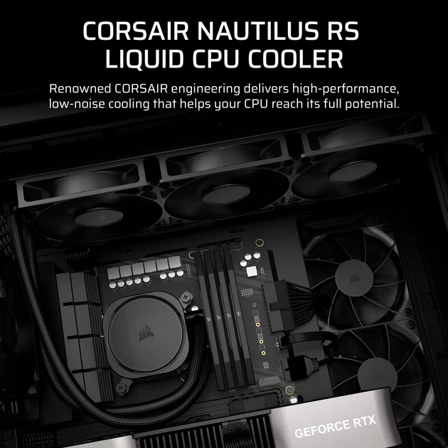 Система водяного охолодження Corsair Nautilus 360 RS Black (CW-9060089-WW) - зображення 12