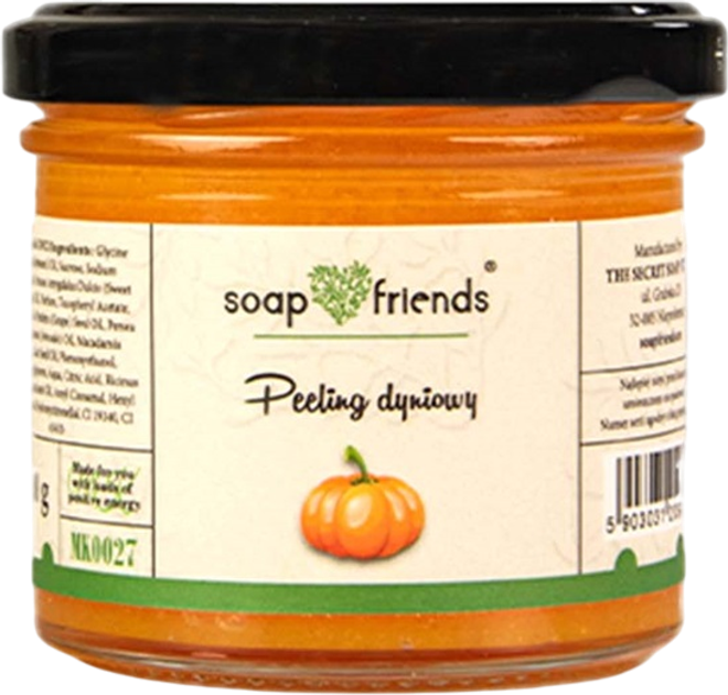 Peeling do ciała Soap&Friends o zapachu dyniowego musu 130 g (5903031209723) - obraz 1