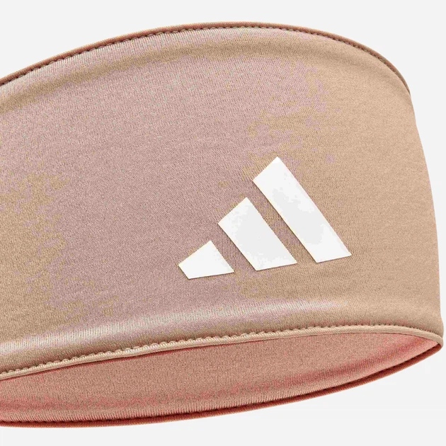 Повязка на голову женская Adidas Reversible Headband ADAC-16300TE One Size Коричневая (885652025539) - изображение 3