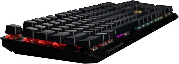 Набір кейкапів ASUS ROG PBT Doubleshot Keycap Set 124 шт. Black (90MP0280-BAUA00) - зображення 6
