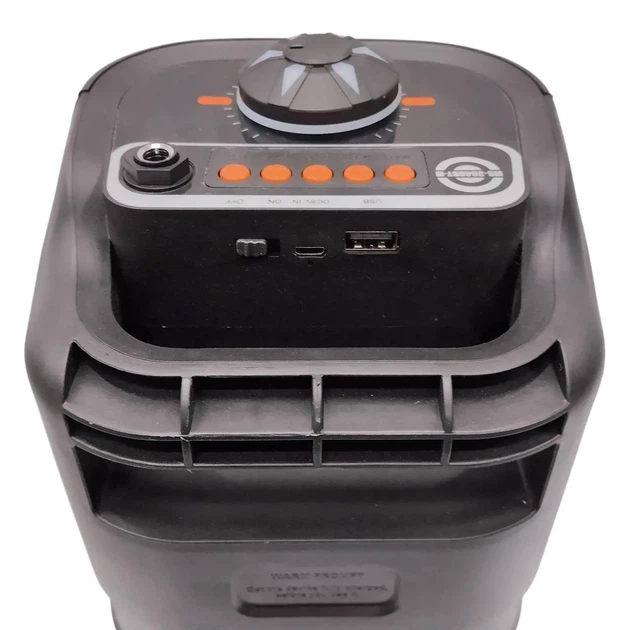 Аккумуляторная колонка мини чемодан с подсветкой MS-3640BT 20W - Фото 5 Аккумуляторная колонка мини чемодан с подсветкой MS-3640BT 20W - изображение 5