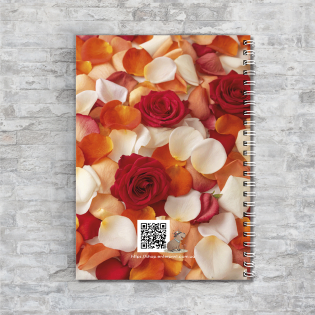 Блокнот Рози А4 на пружині 50 чистих аркушів папір 80 г/м² ENTERSTORE (art. NTB-ROSE-2502A4) - Фото 2 Блокнот Рози А4 на пружині 50 чистих аркушів папір 80 г/м² ENTERSTORE (art. NTB-ROSE-2502A4) - зображення 2