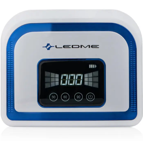 Лампа для манікюру LEDME 5B 120W BLUE з акумулятором - зображення 5