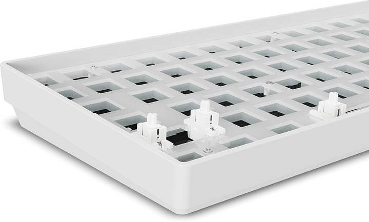 Obudowa klawiatury Sharkoon SKILLER SGK50 S2 Barebone ANSI/ISO White (4044951040780) - obraz 4