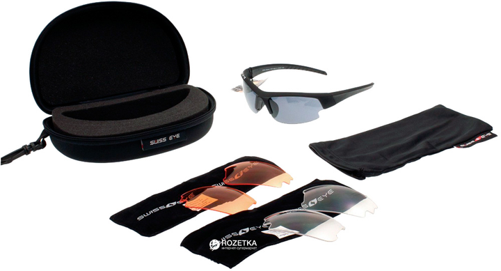 Защитные очки Swiss Eye Evolution S M/P Серые (23700527) - изображение 2