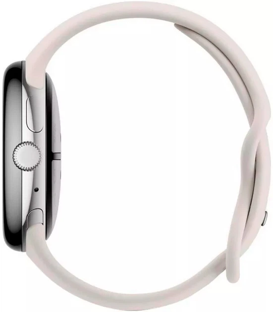 Смарт-часы Google Pixel Watch 3 Wi-Fi 45mm Polished Silver Aluminum Case/Porcelain Active Band - изображение 4