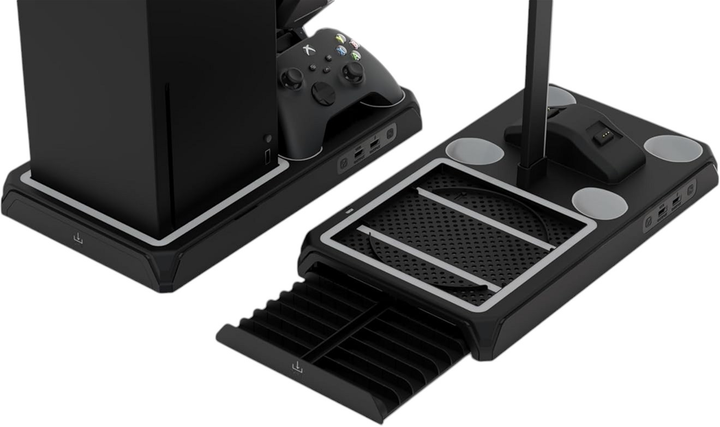 Wielofunkcyjna podstawka IMP Tech DLX & LED Multifunctional Charging Stand Xbox (5060176365612) - obraz 5