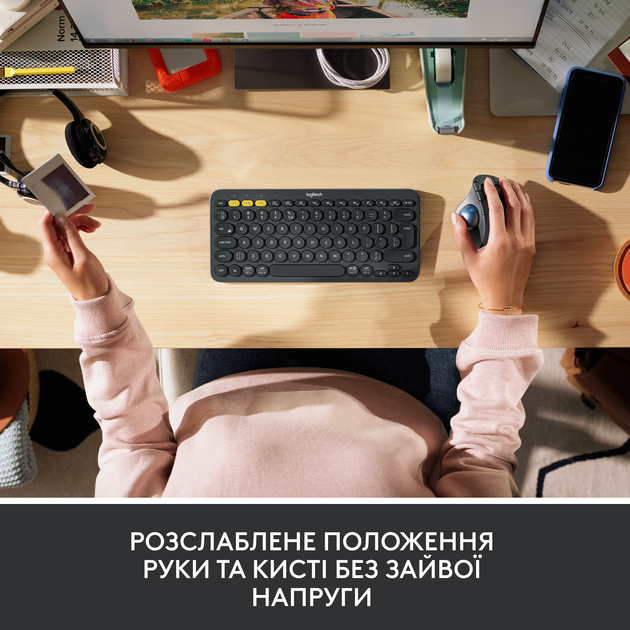 Мышь Logitech Ergo M575 Bluetooth Graphite (910-005872) - изображение 4