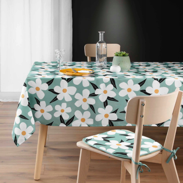 Набір подушок Douceur d'intérieur Darcy для кухонних стільців блакитні 38 x 38 см 4 шт (3574387232493) - зображення 3