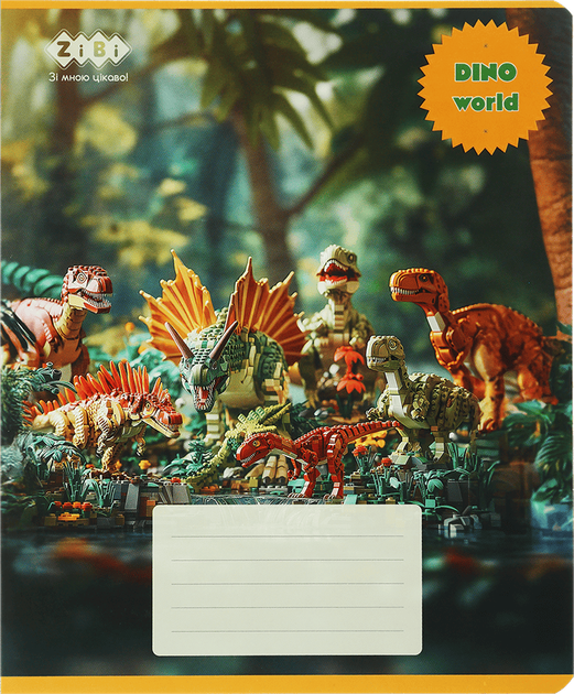 Набор тетрадей ученических ZiBi Dino 12 листов в клетку х 25 шт (ZB25.1751K) - Фото 5 Набор тетрадей ученических ZiBi Dino 12 листов в клетку х 25 шт (ZB25.1751K) - изображение 5