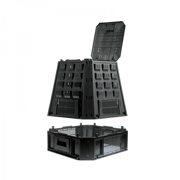 Компостер садовый пластиковый 630л Prosperplast EVROGREEN, IKEL630C - изображение 7