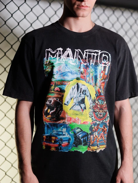Футболка MANTO t-shirt IVO Black M - Фото 1 Футболка MANTO t-shirt IVO Black M - изображение 1