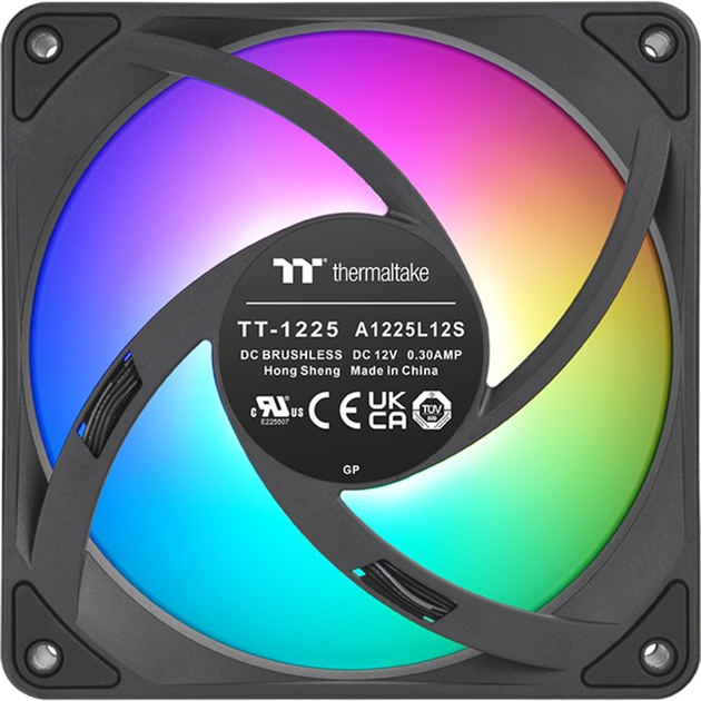 Набір з 3 вентиляторів Thermaltake CT120 EX Reverse ARGB Sync Black (CL-F192-PL12SW-A) - зображення 5