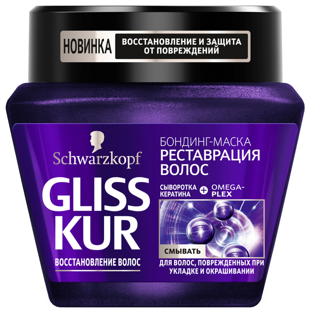 Маска Gliss Kur Hair Renovation для ослабленных и истощенных после ...
