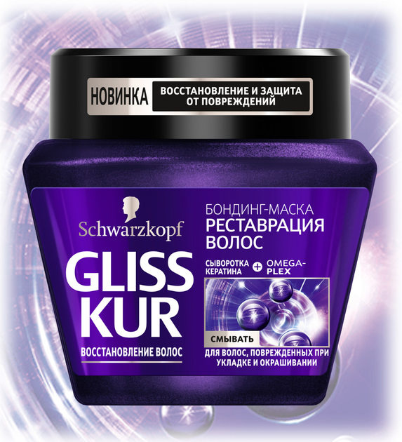 Маска Gliss Kur Hair Renovation для ослабленных и истощенных после ...