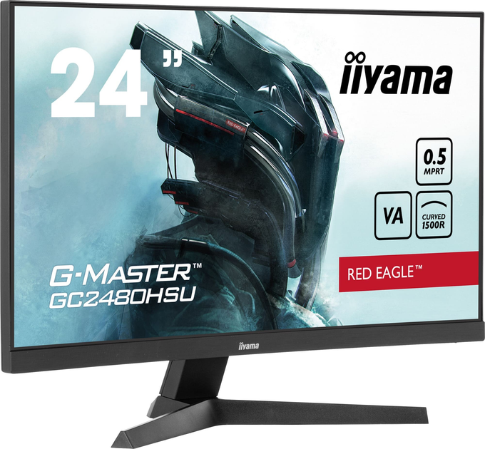 Монітор 23.6" iiyama G-Master GC2480HSU-B1 - зображення 2