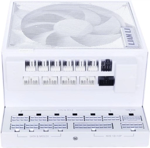 Zasilacz Lian Li Edge Gold 1200W White with Hub, EU Cord (G9P.EG1200G.WH00.EU) - obraz 4