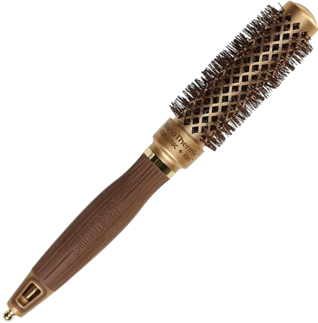 Гребінець для волосся Olivia Garden Nano Thermic Ceramic+Ion NT-24 Коричневий (752110716028) - зображення 3