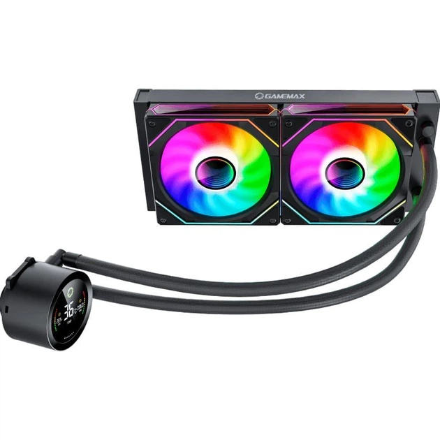 СВО GameMax IceBurg 240 Digital BK (IceBurg 240 Digital BK) - Фото 2 СВО GameMax IceBurg 240 Digital BK (IceBurg 240 Digital BK) - изображение 2