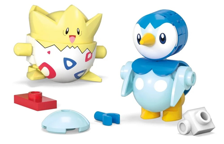 Figurka Mattel Mega Pokemon Pokeball Piplup + Togepi JCT44 (194735275892) - obraz 4