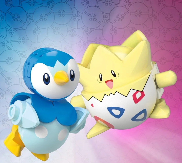 Figurka Mattel Mega Pokemon Pokeball Piplup + Togepi JCT44 (194735275892) - obraz 6
