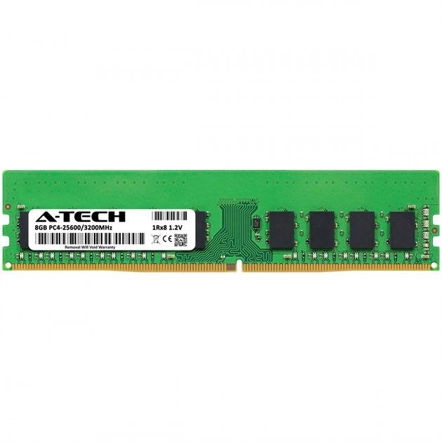 Оперативная память A-Tech 8GB DDR4-3200 (PC4-25600) DIMM 1Rx16 (AT8G1D4D3200NS6N12V) - Фото 1 Оперативная память A-Tech 8GB DDR4-3200 (PC4-25600) DIMM 1Rx16 (AT8G1D4D3200NS6N12V) - изображение 1