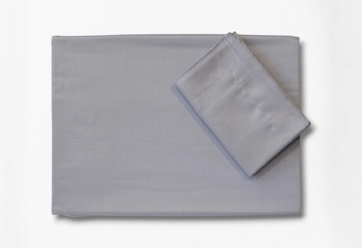 Комплект постільної білизни Issimo Simply Satin 200х220 см Ice Grey - зображення 4