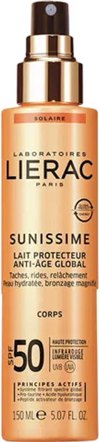 Mleczko przeciwsłoneczne Lierac Sunissime SPF50+ 150 ml (3508240006587) - obraz 1