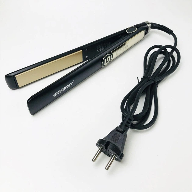 Щипцы утюжок выпрямитель для волос Pro Geemy Gm 416 Черные - Фото 5 Щипцы утюжок выпрямитель для волос Pro Geemy Gm 416 Черные - изображение 5