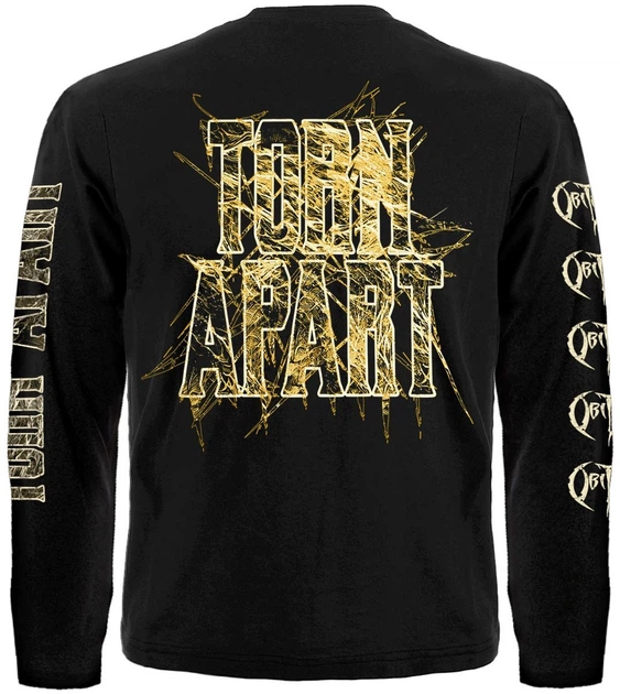 Футболка з довгим рукавом Rockway Obituary "Torn Apart" Чорний, Розмір S - Фото 2 Футболка з довгим рукавом Rockway Obituary "Torn Apart" Чорний, Розмір S - изображение 2