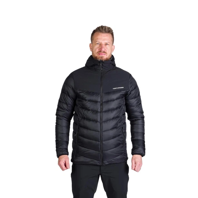 Мужская утепленная куртка Northfinder 2XL черный FEDERICO (BU-5242OR) - изображение 3