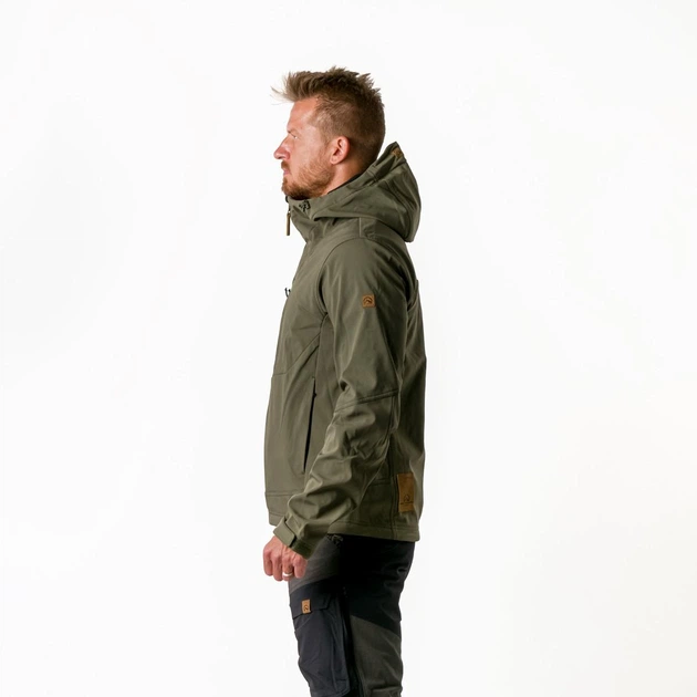 Мужская стрейчевая куртка софтшелл AUGUST Northfinder оливково-зеленый М (BU-3971AD) - изображение 4