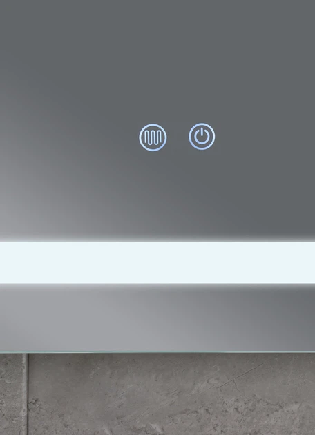 Зеркало Mixxus STYLE MR13-70x50-Reverse с Led Touch, Anti-fog, диммером, регулятором яркости (MI6665) - изображение 2