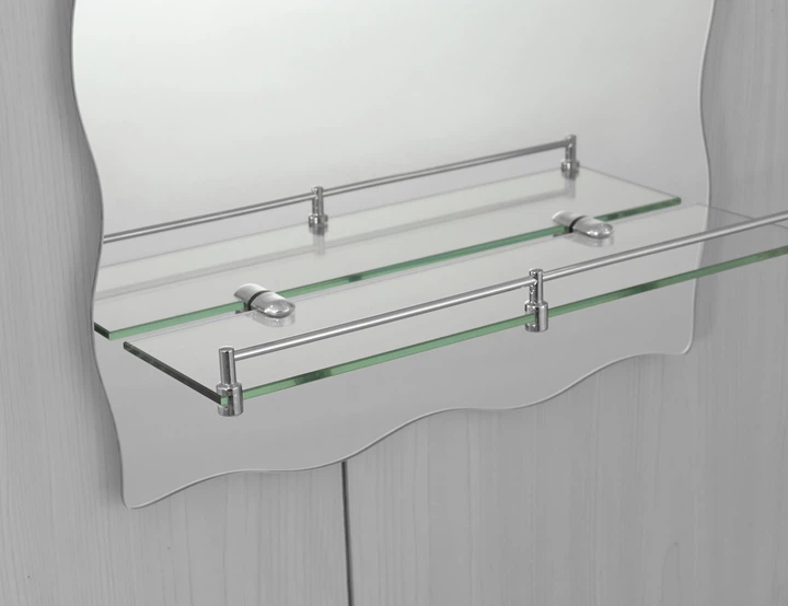Дзеркало настінне Zerix MIRRA MRZ02-450x600x105 прямокутне з дугоподібним верxом та фігурними бокам ( 18015 ) - Фото 2 Дзеркало настінне Zerix MIRRA MRZ02-450x600x105 прямокутне з дугоподібним верxом та фігурними бокам ( 18015 ) - изображение 2