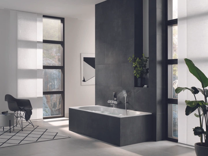 Душовий набір з тримачем, 3 режими струменю Grohe Rainshower SmartActive (26589000), хром, сталь, зі шлангом та тримачем - изображение 3