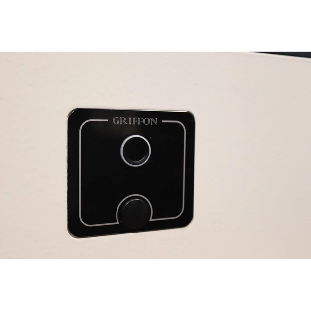 Сейф меблів Griffon S.30 Fingerprint 30x38x32 см Сіро-білий (11742) - зображення 6