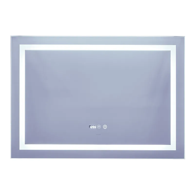 Зеркало Mixxus Warm MR02-100x70 (часы, LED-подсветка, антизапотевание) (MI6002) kr - Фото 1 Зеркало Mixxus Warm MR02-100x70 (часы, LED-подсветка, антизапотевание) (MI6002) kr - изображение 1