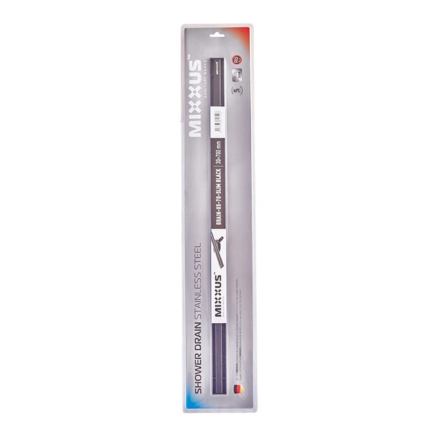 Душевой трап с нерж. стали SUS304 Mixxus Drain-05-70-Slim Black (30x700 мм) (Черный) (MI6170) - изображение 4