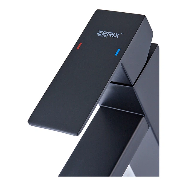 Змішувач для умивальника з нерж. сталі SUS304 Zerix KUB-001 Black (ZX4703) ( 21856 ) - Фото 2 Змішувач для умивальника з нерж. сталі SUS304 Zerix KUB-001 Black (ZX4703) ( 21856 ) - зображення 2