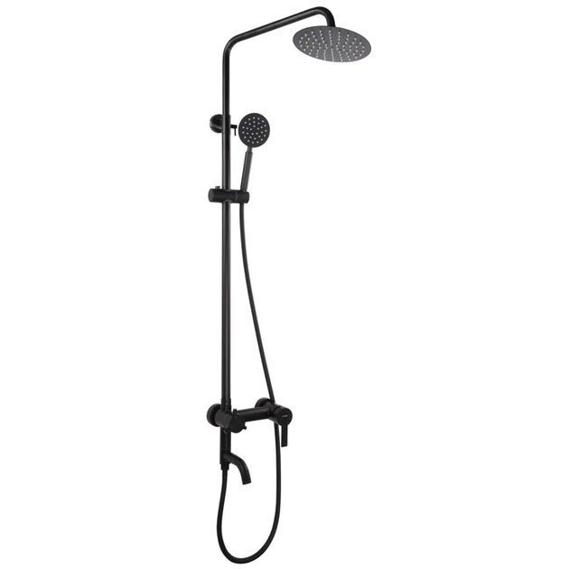 Душова колона зі змішувачем MIXXUS NOX-009-J BLACK з нерж. стали SUS304 (MI5751) kr - Фото 1 Душова колона зі змішувачем MIXXUS NOX-009-J BLACK з нерж. стали SUS304 (MI5751) kr - зображення 1