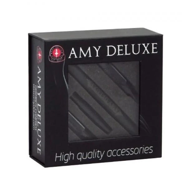 Силиконовый Шланг с Алюминиевым Мундштуком от Amy Deluxe S238-set in Box - Black - Фото 1 Силиконовый Шланг с Алюминиевым Мундштуком от Amy Deluxe S238-set in Box - Black - изображение 1