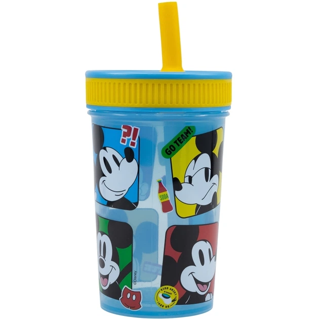 Стакан для детей Stor Mickey Mouse 0.465 л Желто-голубой (74386) - Фото 3 Стакан для детей Stor Mickey Mouse 0.465 л Желто-голубой (74386) - изображение 3