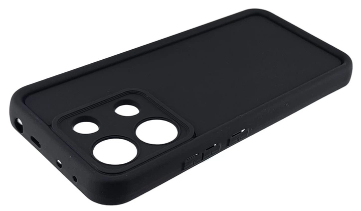 Чехол Shock Case для Xiaomi Redmi Note 13 4G бампер силиконовый черный - Фото 3 Чехол Shock Case для Xiaomi Redmi Note 13 4G бампер силиконовый черный - изображение 3