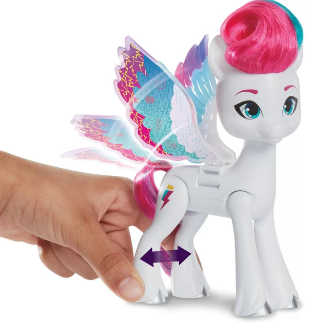 Figurka Hasbro My Little Pony Kucyk z magicznymi skrzydłami Zipp Storm F6346 (5010994198909) - obraz 3