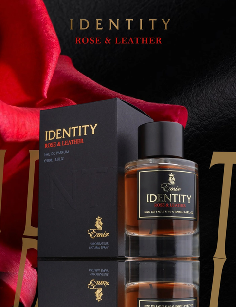 Парфумована вода унісекс Emir Identity Rose & Leather 100 мл (6553001325657) - зображення 3