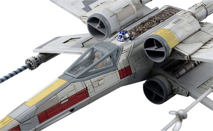 Model do składania Revell X-Wing Starfighter Star Wars Luke Skywalke 1:72 Grey/Red REV-01200 (4009803012001) - obraz 10