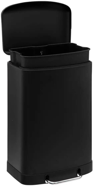 Кошик для сміття 5five Simply Smart 50 л Чорний (3560231626495) - зображення 3