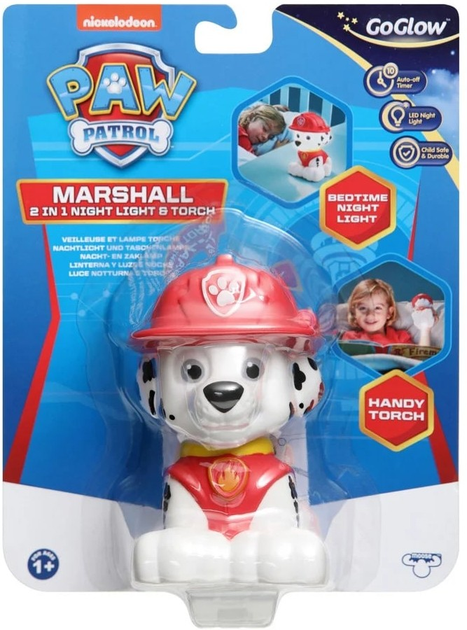 Дитячий нічник Paw Patrol GoGlow Marshall і ліхтарик Buddy 2 в 1 (23C86Z) - зображення 8