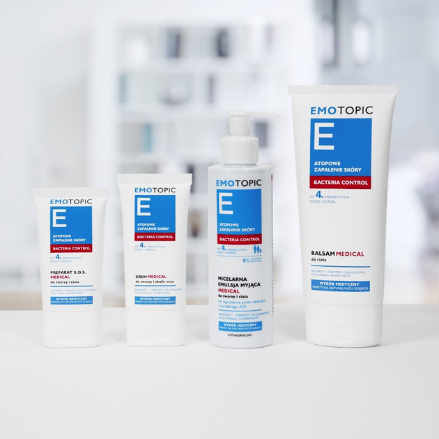 Крем для тіла Pharmaceris Emotopic Bacteria Control Medical Зволожувальний 200 мл (5900717692510) - зображення 7