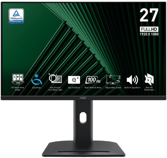 Monitor 27" MSI PRO MP275PGDE (9S6-3PC39M-062) - obraz 1